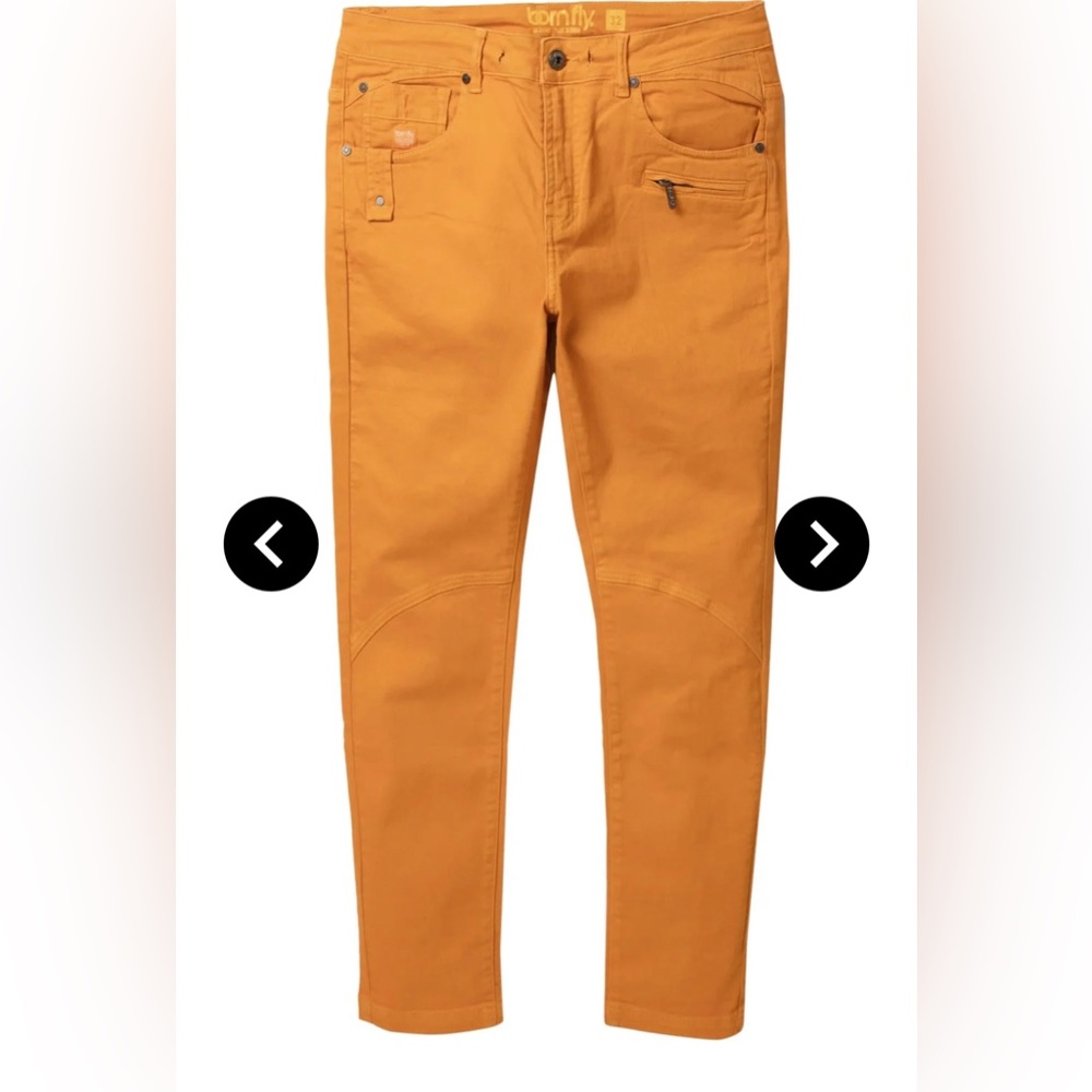 Born fly orange jean